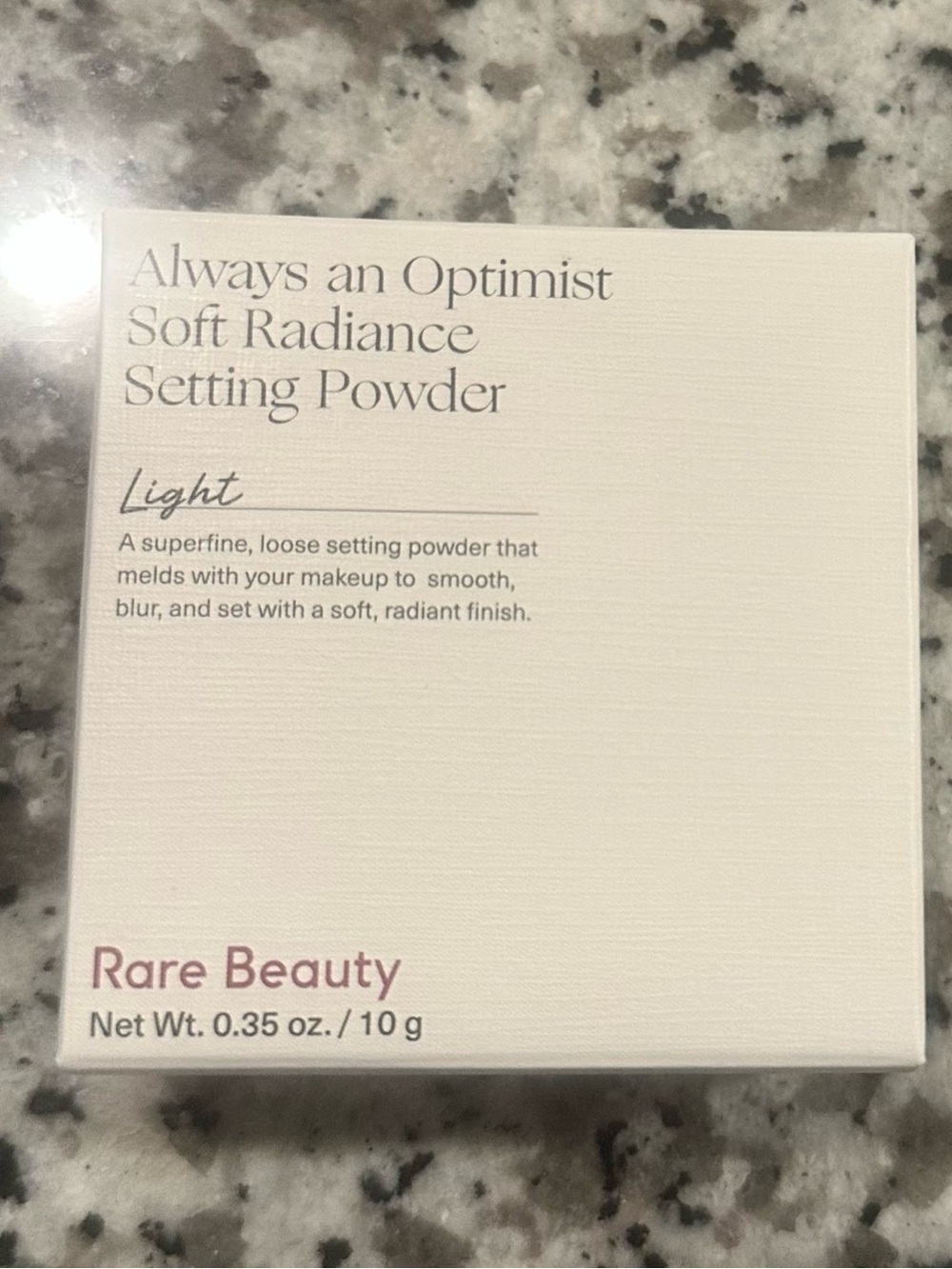Rare Beauty Always an Optimist Soft Radiance Setting Powder